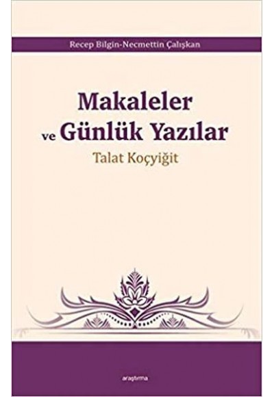 Makaleler ve Günlük Yazılar