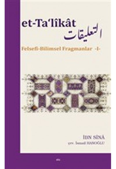 Et-Ta'likat - Felsefi-Bilimsel Fragmanlar 1