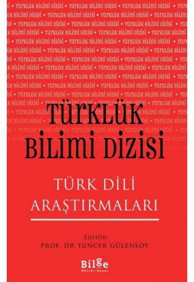Türklük Bilimi Dizisi - Türk Dili Araştırmaları
