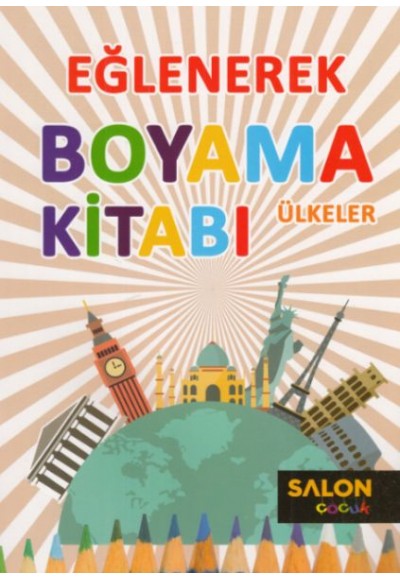 Eğlenerek Boyama Kitabı - Ülkeler