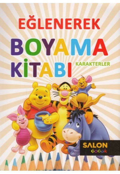 Eğlenerek Boyama Kitabı - Karakterler