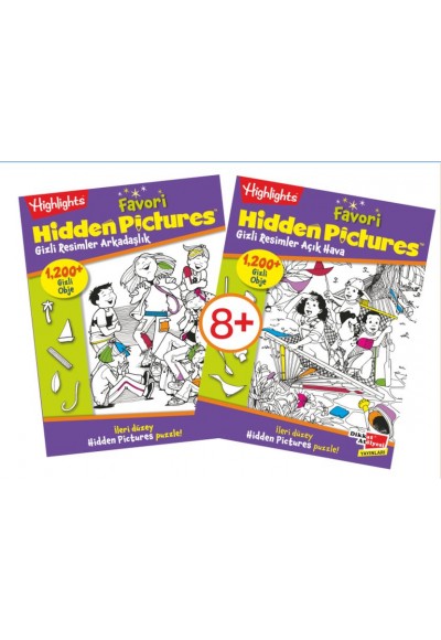 Highlights Favori Hidden Pictures (Gizli Resimler) 2'li Set