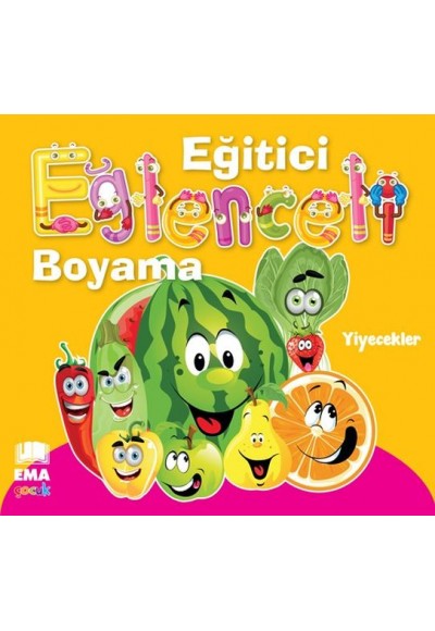 Eğitici Eğlenceli Boyama - Yiyecekler