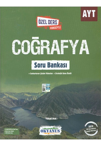 Okyanus AYT Coğrafya Özel Ders Konseptli Soru Bankası (Yeni)