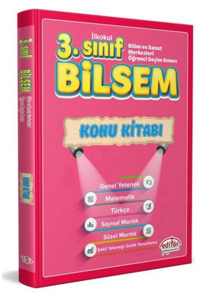 Editör 3. Sınıf Bilsem Konu Kitabı