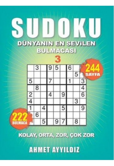 Sudoku Dünyanın En Sevilen Bulmacası 3