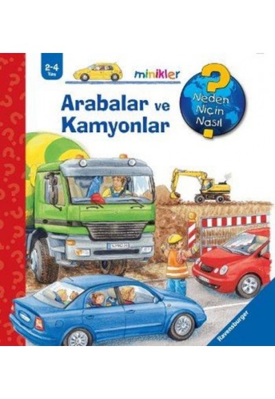 Ravensburger Minikler Arabalar ve Kamyonlar (Ciltli)