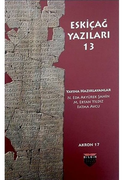 Eskiçağ Yazıları 13