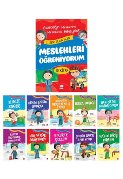 Meslekleri Öğreniyorum (10 Kitap)