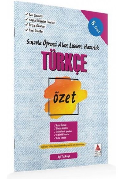 Delta Kültür 8. Sınıf Türkçe Özet