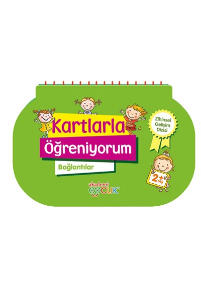 Akademi Çocuk Zihinsel Gelişim Dizisi Kartlarla Öğreniyorum Bağlantılar 23X15 cm