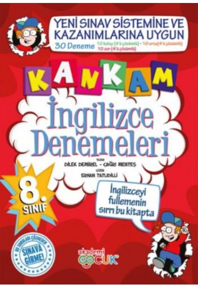 Akademi Çocuk 8. Sınıf Kankam İngilizce Denemeleri