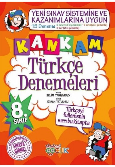 Akademi Çocuk 8. Sınıf Kankam Türkçe Denemeleri