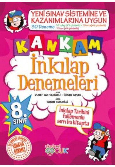 Akademi Çocuk 8. Sınıf Kankam İnkılap Denemeleri