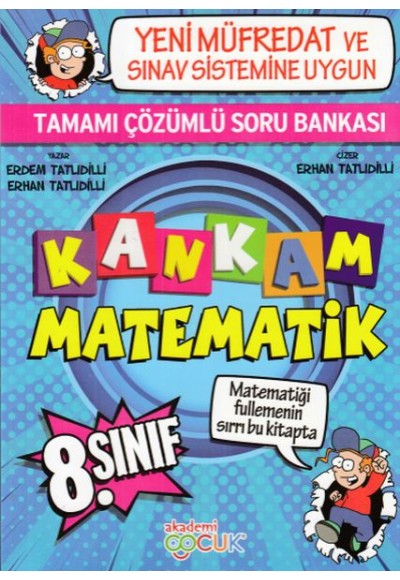 Akademi Çocuk 8. Sınıf  Kankam Matematik Tamamı Çözümlü Soru Bankası