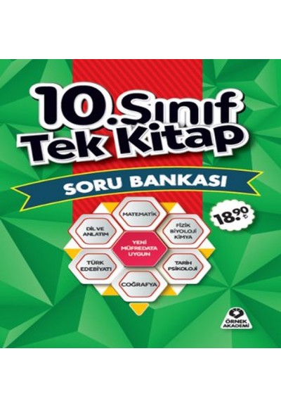 Örnek Akademi 10. Sınıf Tek Kitap Soru Bankası