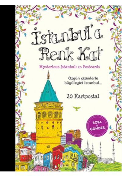 İstanbul’a Renk Kat (20 Kartpostal)