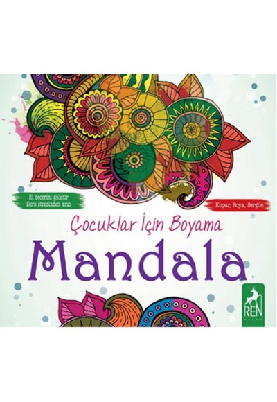 Çocuklar İçin Boyama - Mandala