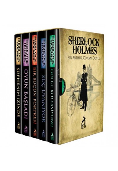 Sherlock Holmes - Bütün Hikayeler (5 Kitaplık Kutulu Set)