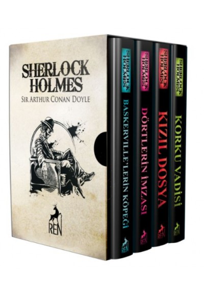 Sherlock Holmes Roman Seti (4 Kitaplık Kutulu Set)