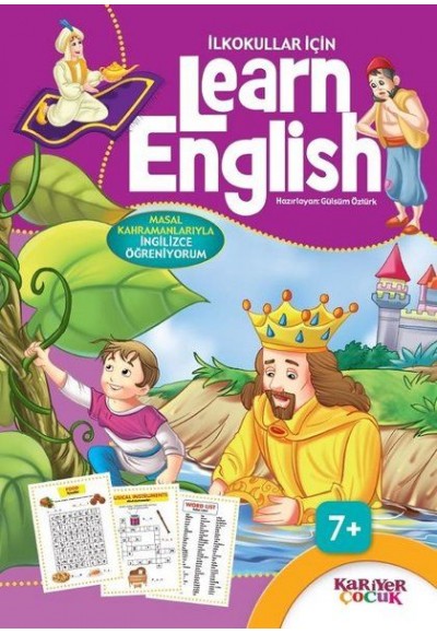 İlkokullar İçin Learn English - Mor