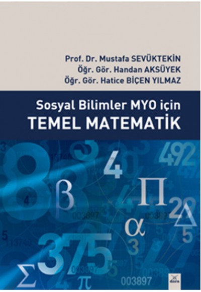 Sosyal Bilimler MYO İçin Temel Matematik