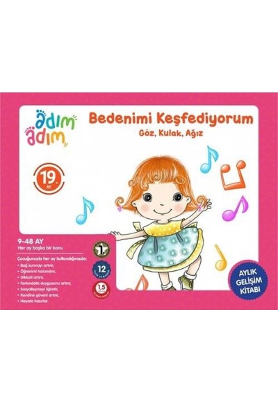 Bedenimi Keşfediyorum - 19. Ay Gelişim Kitabı