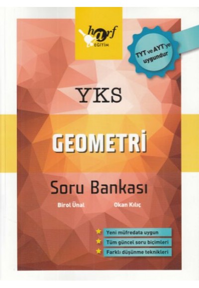 Harf Eğitim YKS Geometri Soru Bankası (Yeni)