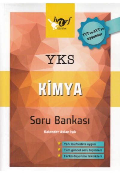 Harf Eğitim YKS Kimya Soru Bankası (Yeni)
