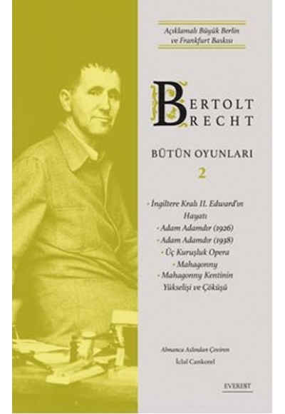 Bertolt Brecht Bütün Oyunları 2 (Ciltli)