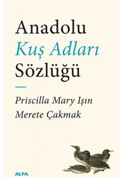Anadolu Kuş Adları Sözlüğü