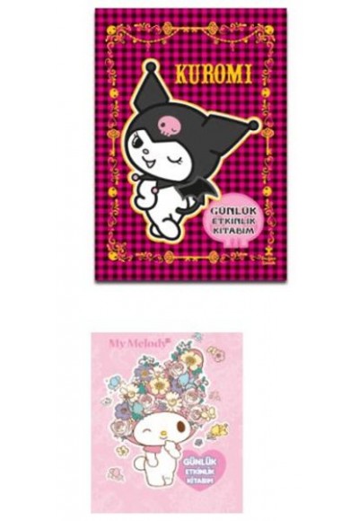 Kuromi & My Melody Günlük Etkinlik Kitabım