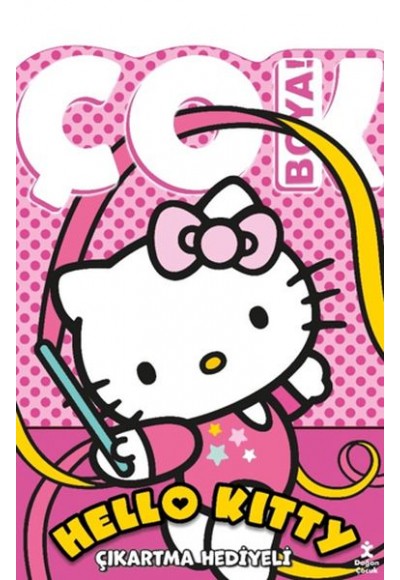 Hello Kitty - Çok Boya! Çıkartmalı Dev Boyama Kitabı