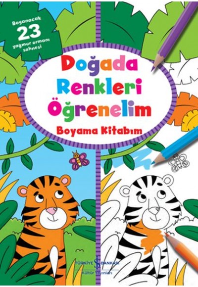 Doğada Renkleri Öğrenelim Boyama Kitabım