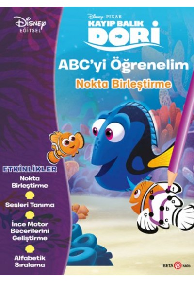 Disney Eğitsel Dori ABC’yi Öğrenelim Nokta Birleştirme