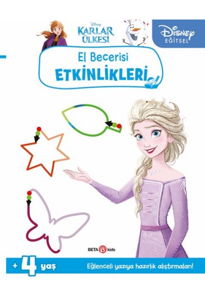 Disney Eğitsel Karlar Ülkesi El Becerisi Etkinlikleri Yazıya Hazırlık