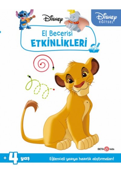 Disney Eğitsel Simba El Becerisi Etkinlikleri Yazıya Hazırlık