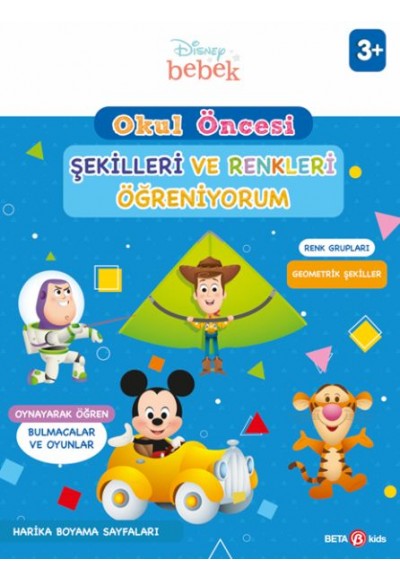 Disney Eğitsel Okul Öncesi Şekilleri ve Renkleri Öğreniyorum