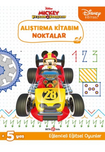 Disney Eğitsel Mickey ve Çılgın Yarışçılar Alıştırma Kitabım Noktalar