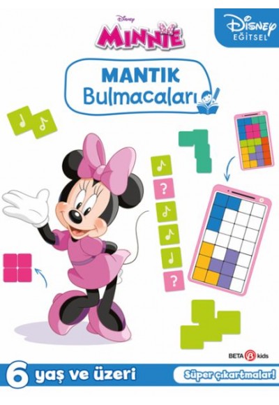 Disney Eğitsel Minnie Çıkartmalı Mantık Bulmacaları