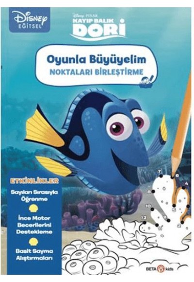 Disney Eğitsel Oyunla Büyüyelim Noktaları Birleştirme - Kayıp Balık Dori