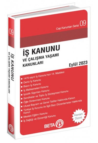 Cep Kanunları Serisi 09 - İş Kanunu ve Çalışma Yaşamı Kanunları