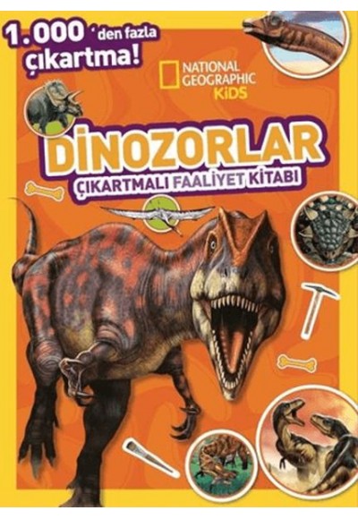 National Geographic Kids Dinozorlar Çıkartmalı Faaliyet Kitabı