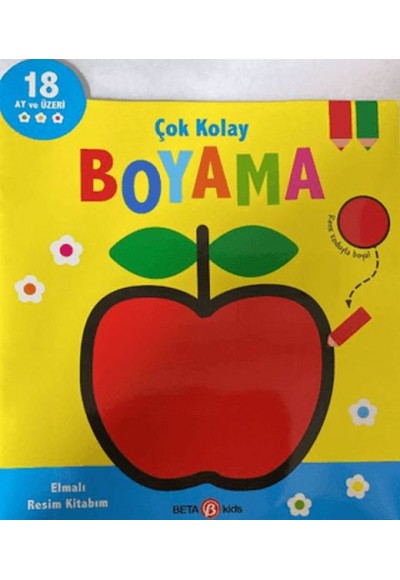 Çok Kolay Boyama Elmalı Resim Kitabım