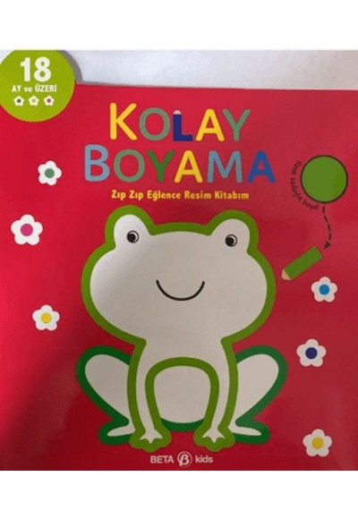 Kolay Boyama Zıp Zıp Eğlence Resim Kitabım