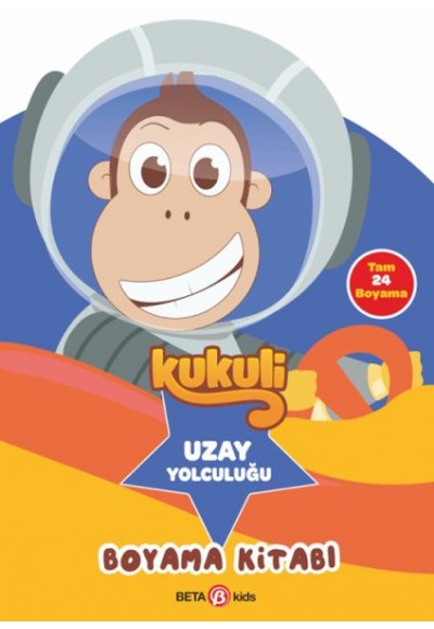 Kukuli Uzay Yolculuğu Boyama Kitabı