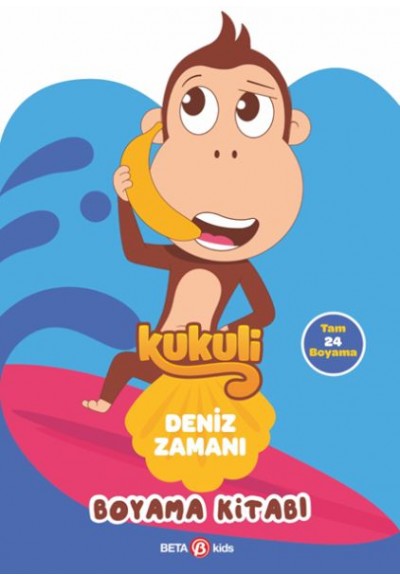 Kukuli Deniz Zamanı Boyama Kitabı