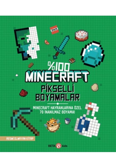 %100 Minecraft Pikselli Boyamalar