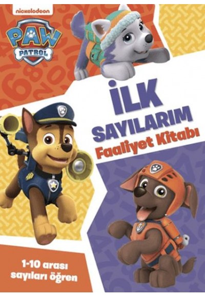 Paw Patrol - İlk Sayılarım Faaliyet Kitabı
