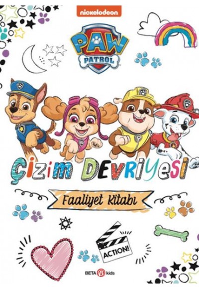 PAW Patrol - Çizim Devriyesi Boyama Kitabı